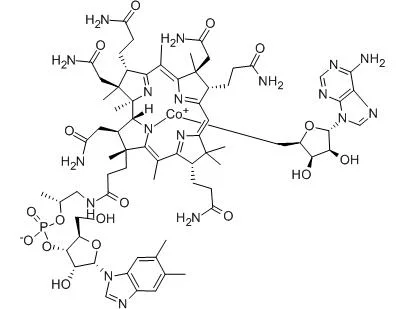 Cobamamide / 5&prime;-Deoxyadenosylcobalamin / CAS: 13870-90-1 / Cobamamide / Vitamins